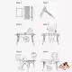 میز تاشو نیچرهایک مدل NH19Z003-D