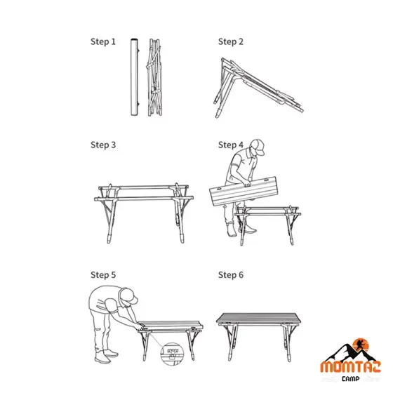 میز تاشو نیچرهایک مدل NH19Z003-D