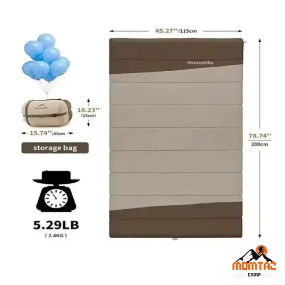 کیسه خواب دو نفره YC300 نیچرهایک مدل CNK2300019
