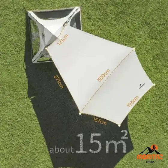 چادر اتوماتیک سایبان دار 3 نفره نیچرهایک مدل CNK2550WS010