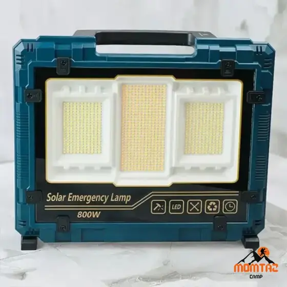چراغ پرژکتور شارژی خورشیدی 800 وات مدل W8121-3