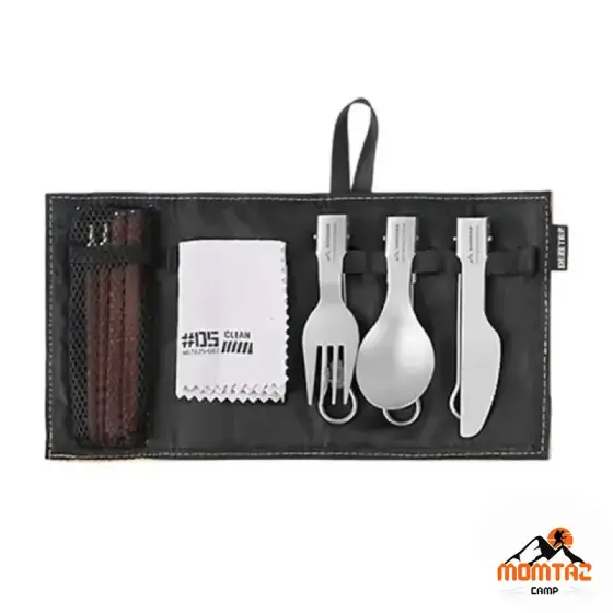 ست قاشق، چنگال، چاقو و چاپستیک تیتانیومی شاین تریپ مدل A589