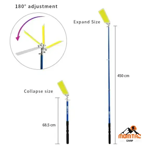 پروژکتور لنسری 4.5 متری 600 وات 360 لایت مدل FR-04 COB RF