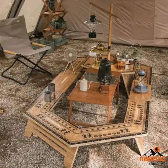میز شش ضلعی چند لایه نیچرهایک مدل NH21JU004
