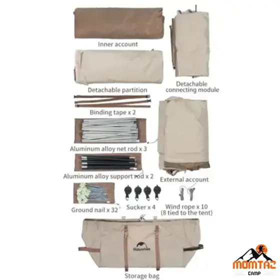 چادر کمپینگ ماشین نیچرهایک مدل CNH22ZP013