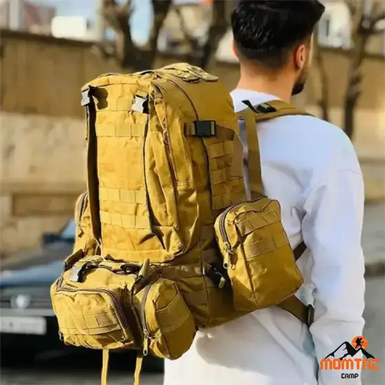 کوله پشتی 55 لیتری 4 تکه تاکتیکال
