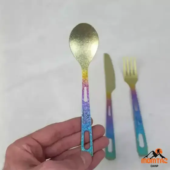 ست قاشق و چنگال تیتانیومی ماونتین هایکر مدل SZK1047