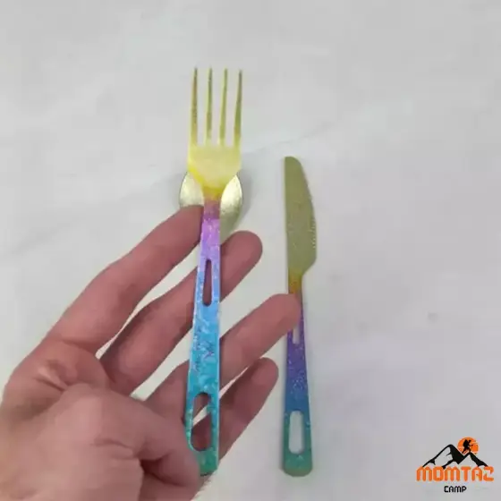 ست قاشق و چنگال تیتانیومی ماونتین هایکر مدل SZK1047