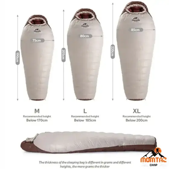 کیسه خواب نیچرهایک مدل SnowBird 7 NH20YD001