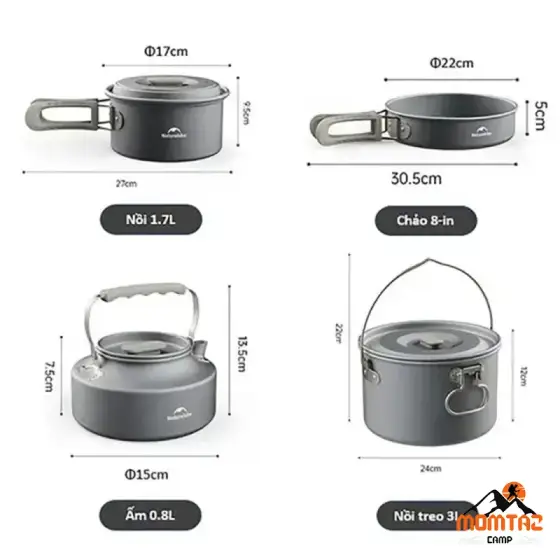 ست ظروف چهار تکه نیچرهایک مدل CNK2450CF010