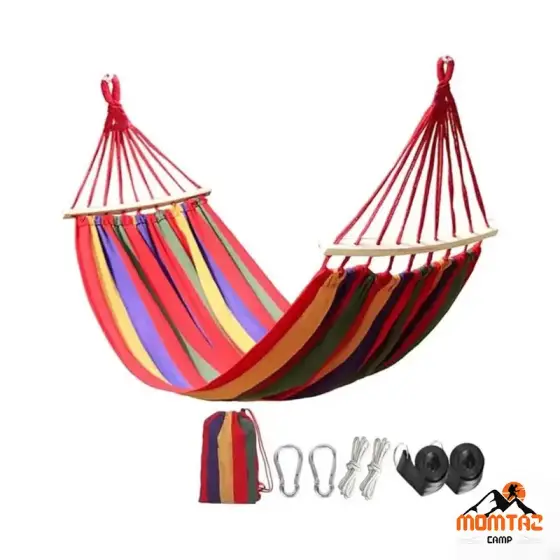تخت آویز سفری دو نفره چوبدارNH24DC0118