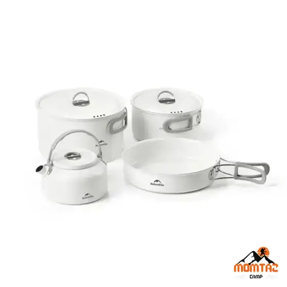 ست ظروف بزرگ سفید نیچرهایک مدل CNK2450CF013